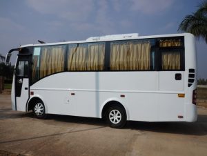 Mini bus coach rental online bus booking service one way coach outstation
